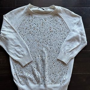 Women Wool Blend Sweater Size Small